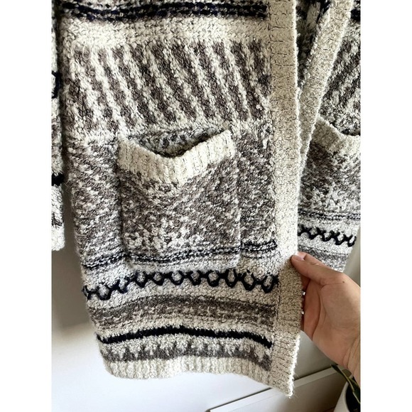 Lucky Brand Wool Blend Hooded Cardigan size Small - Picture 2 of 5